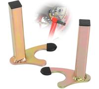 SKJJM 1 Par Soporte de Garra para Motocicleta, Caballete de Moto Delantero Trasero en U, Adaptadores de Pata de Cabra de Motocicleta para Ruedas, Mantenimiento de Garaje, Limpieza de Moto