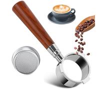 SKJJM Portafiltro Sin Fondo, Portafiltro Sin Fondo Espresso de 51 Mm, Portafiltro Sin Fondo de Café 3 Orejas, Portafiltros Cafetera Repuesto para Delonghi Dedica EC680/EC685/EC785/EC820/EC850