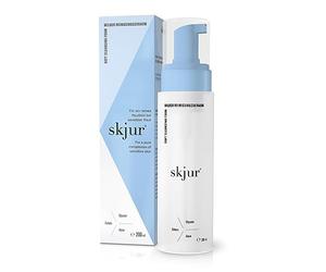 Skjur Mousse nettoyante douce Nettoyage du visage tous les jours sans dessécher votre peau avec ectoïne et glycoin, 200 ml