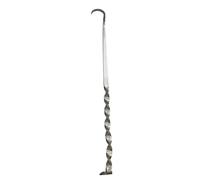Skkpolo Pigtail - Espátula multifuncional para barbacoa, de metal, ganchos reversibles, para camping, balcón, terraza, , , , barbacoa, gastronomía, restaurante y cocina