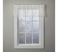 SKL Home by Saturday Knight - Cenefa de Ganchillo (50 x 14 Pulgadas), Color Blanco