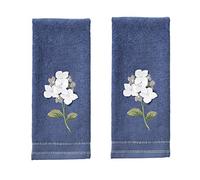 SKL Home by Saturday Knight Ltd. Farm Hydrangea - Juego de 2 Toallas de Mano, Color Azul