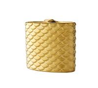SKL Home by Saturday Knight Ltd. Gold Koi - Soporte para cepillos de Dientes, cerámica