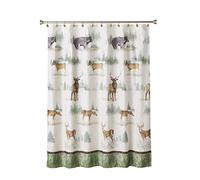 SKL HOME by Saturday Knight Ltd. Home on The Range Cortina de Ducha de Tela, Multicolor