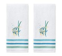 SKL HOME by Saturday Knight Ltd. Ocean Watercolor - Juego de Toallas de Mano, Color Azul