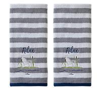 SKL HOME by Saturday Knight Ltd. Toalla de Mano (Paquete de 2), algodón, Multicolor