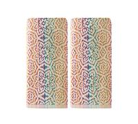 SKL Home by Saturday Knight Ltd. Toalla de Mano Rhapsody, 2 Piezas, Multicolor