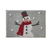 SKL Home by Saturday Knight Ltd. Whistler - Alfombra de muñeco de Nieve, Color Gris Paloma