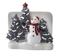 SKL Home by Saturday Knight Ltd. Whistler - Soporte para Cepillo de Dientes, diseño de muñeco de Nieve, Color Gris