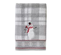 SKL HOME by Saturday Knight Ltd. Whistler - Toalla de baño, diseño de muñeco de Nieve, Color Gris