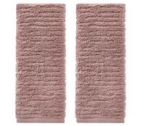 SKL Home CloudSoft Cotton - Juego de Toallas de Mano de Lujo de 2 Piezas, Color Arcilla