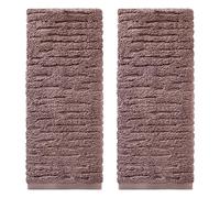 SKL Home CloudSoft - Juego de Toallas de Mano de algodón de Lujo de 2 Piezas, Ciruela Suave