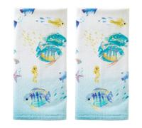 SKL Home Ocean Watercolor Hand Towel Multi (2-Pack)