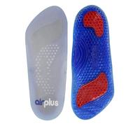 SKLZ Airplus Plantillas de Gel 3/4 para Hombre, Comodidad Ligera y Transpirable, Soporte para Talón, Arco y Punta, Se Ajusta a Cualquier Zapato, Ideal para Uso Diario, Azul, Talla EU 39-47