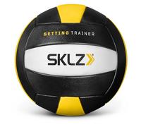 SKLZ Balón de Entrenamiento de Voleibol,Mejora el Control y Precisión,0.48kg,Cuero Compuesto, Ideal para Entrenamientos en Interior y Exterior - y Amarillo,Entrenador de Habilidades