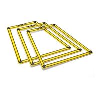 SKLZ Entrenador de Agilidad Pro,Mejora tu Velocidad y Agilidad,Set de 10 Piezas,Diseño Trapezoidal,Ideal para Entrenamiento en Césped,Pistas y Canchas - Color Amarillo,Portátil y Duradero