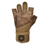 SKLZ Harbinger Pro Wristwrap 2.0 Guantes de Levantamiento de Pesas, Unisex, Bronceado, Talla L