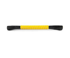 SKLZ Massage Bar - Rodillo Muscular para Liberación Miofascial | Amarillo/Negro; barra de masaje 2-en-1; asa inspirada en bicicleta de montaña para liberación miofascial dirigida