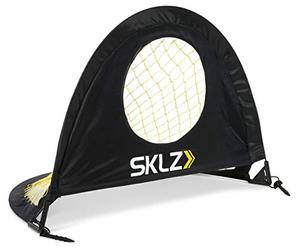SKLZ Meta Portátil de Fútbol,Objetivo y Entrenador de Precisión,Diseño Doble,91.44 x 60.96 cm,Ideal para Juegos y Entrenamientos,Ligero,Incluye Bolsa de Transporte,Resistente y Fácil de Usar