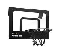 SKLZ Pro Mini Hoop Micro - professioneller Mini Basketballkorb | Negro; balón microespuma 10,2 cm; tablero irrompible - montaje fácil; red de 3 capas incluida