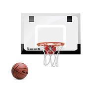SKLZ Pro Mini Hoop - Set Basketball Indoor XL | Naranja/Negro; XL con tablero 58,4 x 40,6 cm, aro breakaway y soportes de espuma