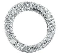 SKM Alambre de espino Concertina helicoidal Acero galvanizado 100 m,Bricolaje,Accesorios de Bricolaje,Cadenas, Alambre y Cuerda,Verde,8 kg,141075