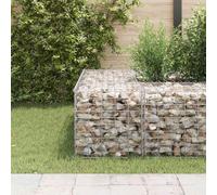 SKM Arriate de gaviones cúbico Alambre de Acero 50x50x50 cm,Casa y jardín,Jardín,Jardinería,Maceteros y jardineras,Plateado,5.1 kg,145650