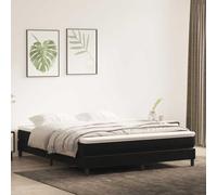 SKM Cama Box Spring sin colchón tercio Negro 180x220 cm,Mobiliario,Camas y Accesorios,Camas y somieres,Negro,28.7 kg,3315887