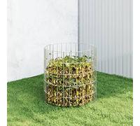 SKM Compostador de jardín Acero galvanizado Ø50x50 cm,Casa y jardín,Jardín,Jardinería,Compostaje,Compostadores,Plateado,2.85 kg,3115941
