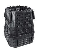 SKM Compostador de jardín Negro 93,3x93,3x113 cm 740 L,Casa y jardín,Jardín,Jardinería,Compostaje,Compostadores,Negro,11.44 kg,146277