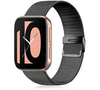 SKM Correa de reloj para Oppo Watch 2 de 42 mm, 46 mm, 41 mm, 46 mm, correa de repuesto para reloj inteligente Oppo (color: negro, tamaño: para reloj oppo de 46 mm)