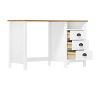 SKM Escritorio Hill con 3 cajones Madera de Pino 120x50x74 cm,Mobiliario,Mobiliario de Oficina,Escritorios,18.89 kg,288998