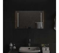 SKM Espejo de baño con LED 60x40 cm,Casa y jardín,Decoración,Espejos,Transparente,2.9 kg,151725