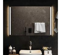 SKM Espejo de baño con LED 90x60 cm,Casa y jardín,Decoración,Espejos,Transparente,6.2 kg,151752