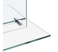 SKM Espejo de Pared con Estante de Vidrio Templado 40x40 cm,Casa y jardín,Decoración,Espejos,2.44 kg,249436