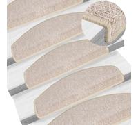 SKM Felpudos para escaleras 15 Unidades 65x24x4 cm Gris Topo semicircular Grande,Casa y jardín,Productos del hogar,Alfombrillas para escalones,Gris Topo,4.18 kg,133890