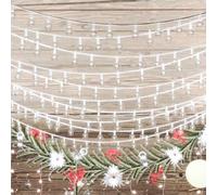 SKM Guirnalda de Luces s 8 Funciones 200 LED frío 20 m,Casa y jardín,Decoración,Decoraciones Festivas y estacionales,Luces de Navidad, frío,0.93 kg,328811