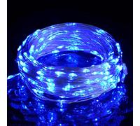 SKM Guirnalda de Micro Luces LED 8 Funciones 40 m 400 LED Azul,Casa y jardín,Decoración,Decoraciones Festivas y estacionales,Luces de Navidad,Blue,0.19 kg,328849