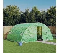 SKM Invernadero con Estructura de Acero Verde 20 m² 5x4x2,3 m,Casa y jardín,Jardín,Jardinería,Invernaderos,Verde,35.9 kg,3188083