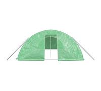 SKM Invernadero con Estructura de Acero Verde 50 m² 10x5x2,3 m,Casa y jardín,Jardín,Jardinería,Invernaderos,Verde,75.35 kg,3188086