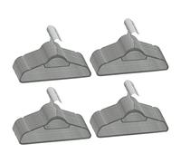 SKM Juego de Perchas Ropa 100 uds Antideslizantes tercio Gris,Casa y jardín,Productos del hogar,Organización y Almacenamiento,Almacenamiento de Ropa y armarios,Perchas,Gris,8.07 kg,289919
