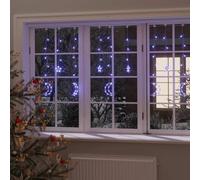 SKM Luces Estrella y Luna 345 Leds Azul con Control Remoto,Casa y jardín,Decoración,Decoraciones Festivas y estacionales,Luces de Navidad,Azul,1 kg,328800