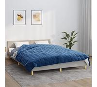 SKM Manta con Peso Tela Azul 200x220 cm 13 kg,Casa y jardín,Ropa de casa,Ropa de Cama,Mantas,Azul,13.39 kg,3154859