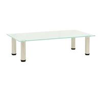 SKM Mueble para TV de Vidrio Templado Esmerilado 60x35x17 cm,Mobiliario,Muebles TV,Transparente,5.14 kg,322762