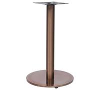 SKM Pata de Mesa de bistró Dorada Ø45x72 cm Acero Inoxidable,Mobiliario,Accesorios para mesas,Patas para mesas,Oro,11.26 kg,325442