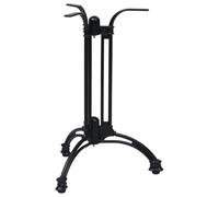 SKM Pata de Mesa de bistró Negra Ø60x72 cm Aluminio Fundido,Mobiliario,Accesorios para mesas,Patas para mesas,Negro,5.08 kg,325435