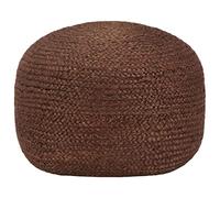 SKM Puf Tejido a Mano marrón 40x45 cm Yute,Mobiliario,Otomanas,Marrón,2.99 kg,248084