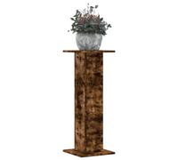 SKM Soportes para Plantas 2 uds Madera Roble Ahumado 30x30x80 cm,Casa y jardín,Jardín,Jardinería,Soportes para macetas,Marrón,15.55 kg,3307868