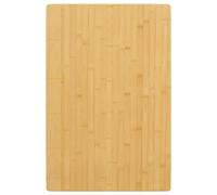 SKM Tablero de Mesa de bambú 60x100x2,5 cm,Mobiliario,Accesorios para mesas,Tableros para mesas,Marrón,11.25 kg,3154994