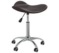 SKM Taburete de salón de Belleza de Cuero sintético marrón,Economía e Industria,Peluquería y cosmética,Sillas de peluquería,Marrón,4.6 kg,323686